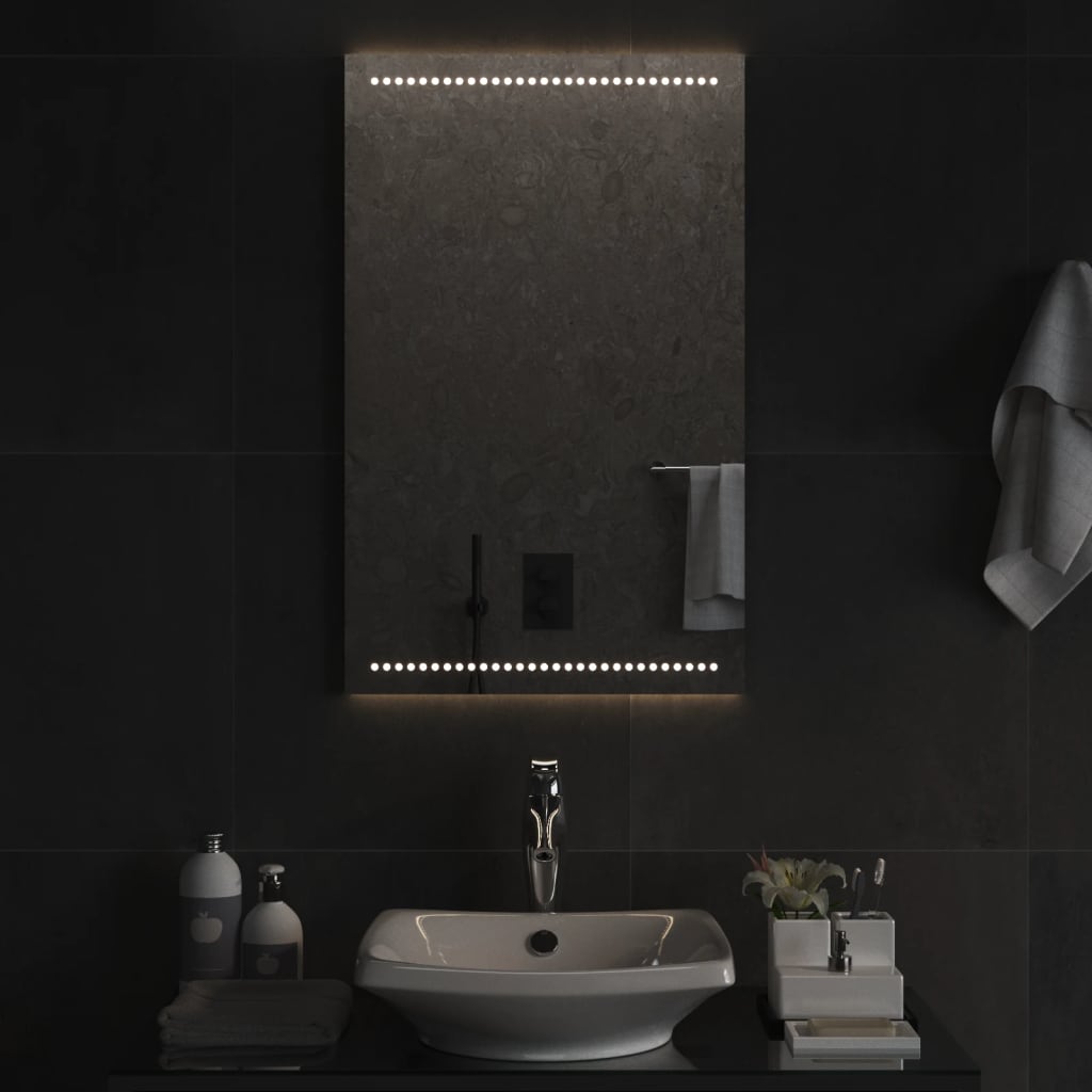 Specchio da Bagno con Luci LED 50x80 cm