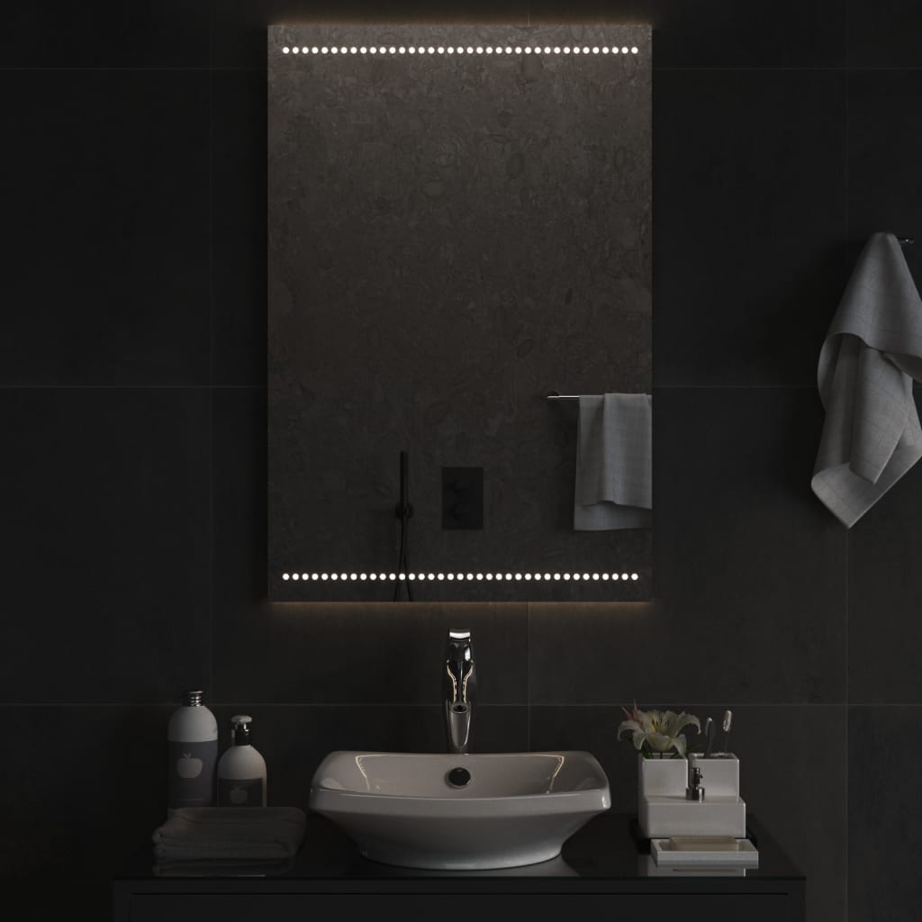 Specchio da Bagno con Luci LED 60x90 cm