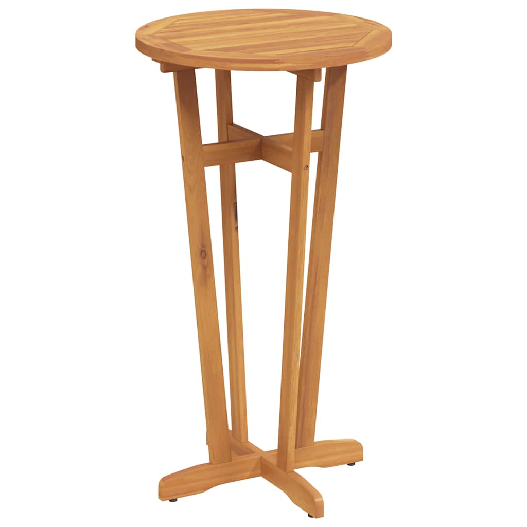 Tavolo da Bar da Giardino Ø60x105 cm Legno Massello di Acacia