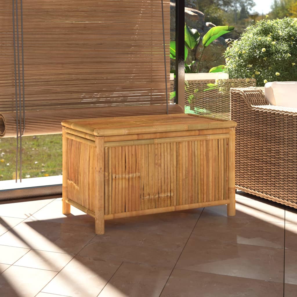 Contenitore Portaoggetti da Giardino 90x52x55 cm in Bambù
