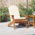 Sedia Adirondack da Giardino con Cuscini Legno Massello Acacia