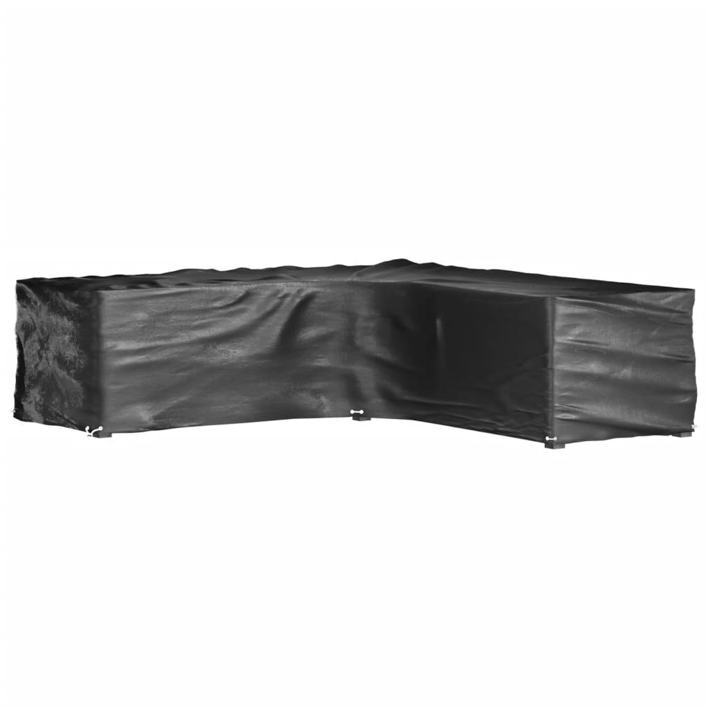 Coperture Mobili da Giardino a L 2pz 16 Occhielli 250x250x70cm