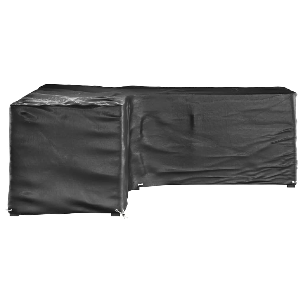 Coperture Mobili da Giardino a L 2pz 16 Occhielli 285x285x90cm