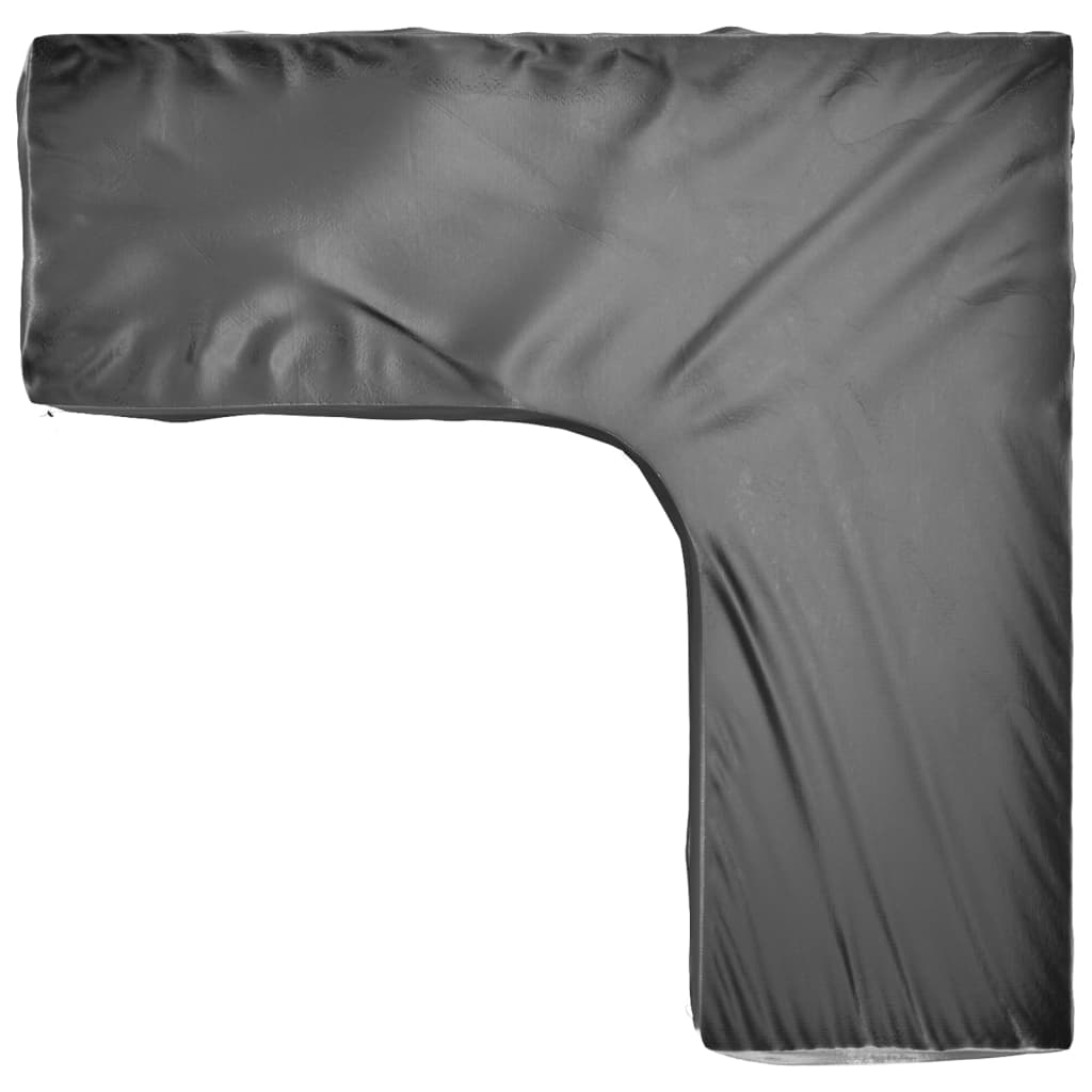 Coperture Mobili da Giardino a L 2pz 16 Occhielli 285x285x90cm