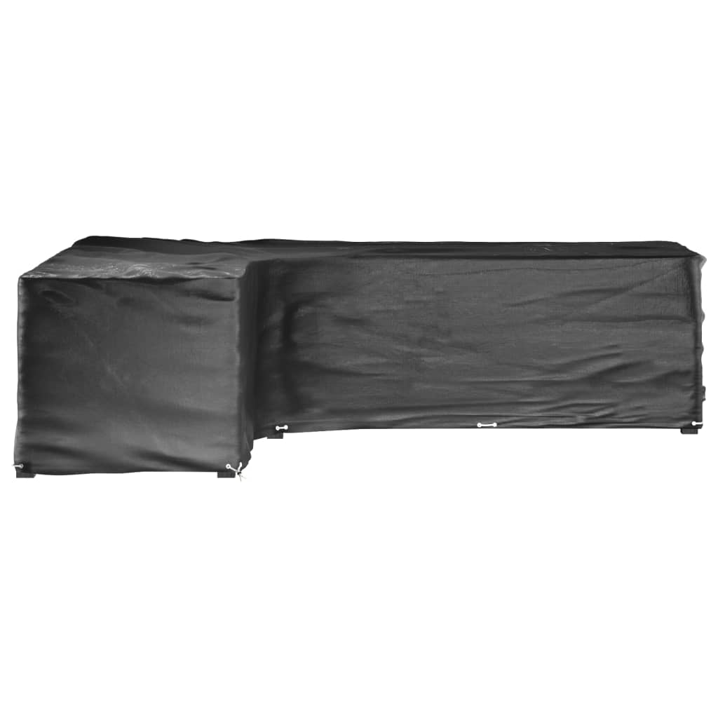 Coperture Mobili da Giardino a L 2pz 18 Occhielli 220x285x80cm