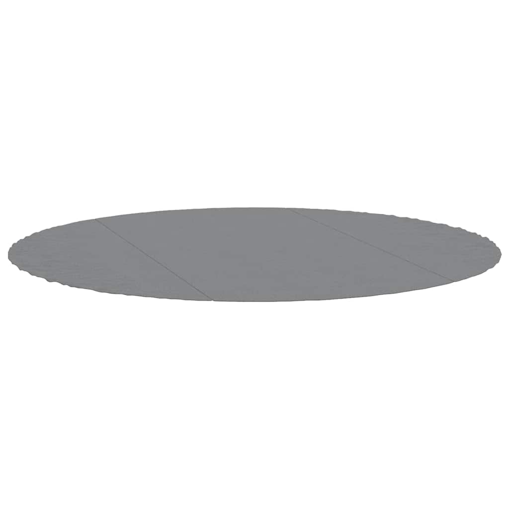 Telo Sotto Piscina Grigio Chiaro Ø366 cm Geotessile Poliestere