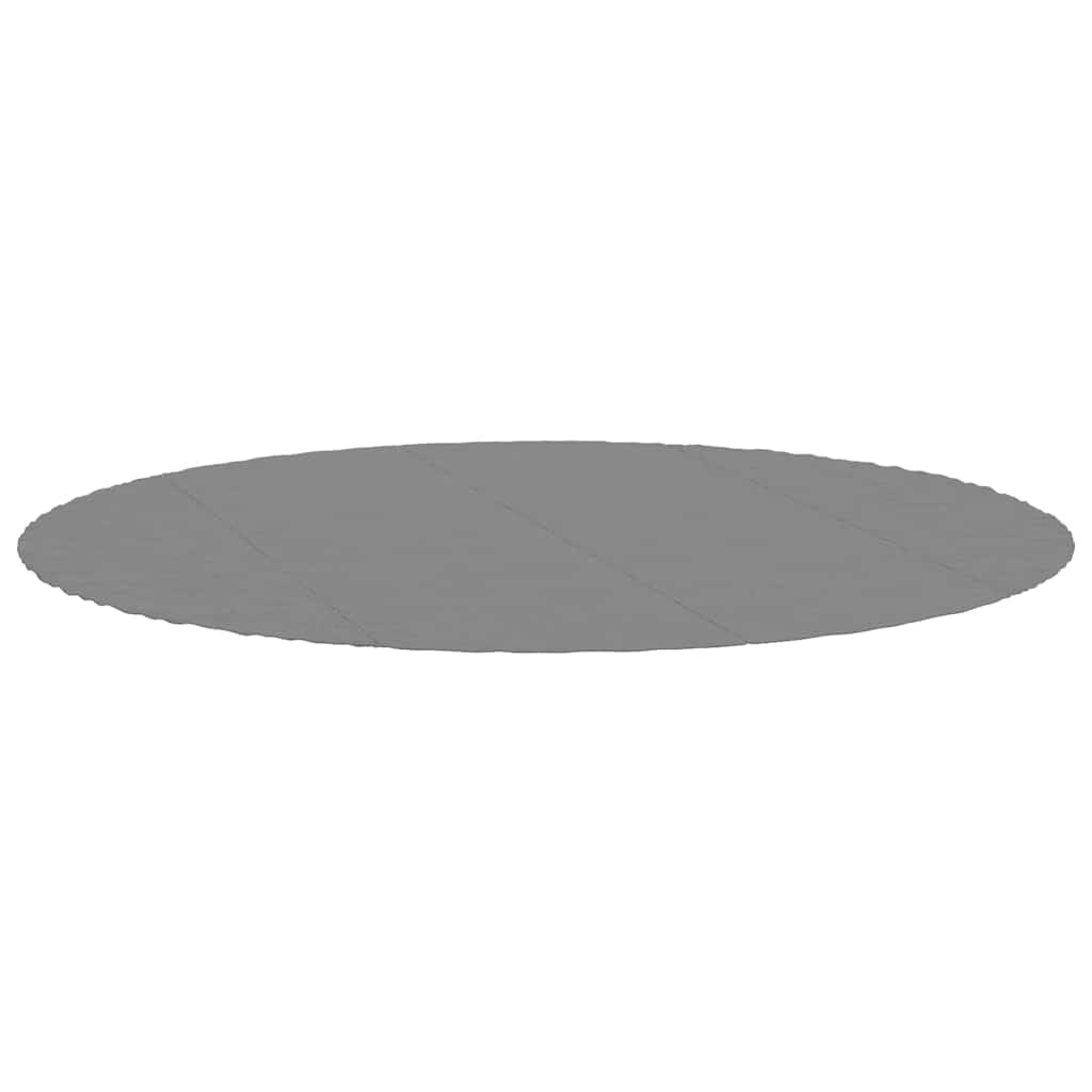 Telo Sotto Piscina Grigio Chiaro Ø458 cm Geotessile Poliestere