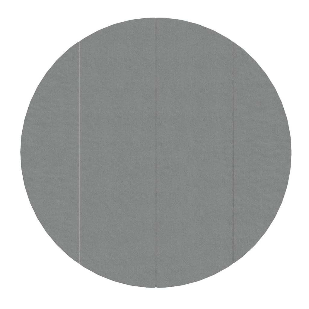 Telo Sotto Piscina Grigio Chiaro Ø458 cm Geotessile Poliestere