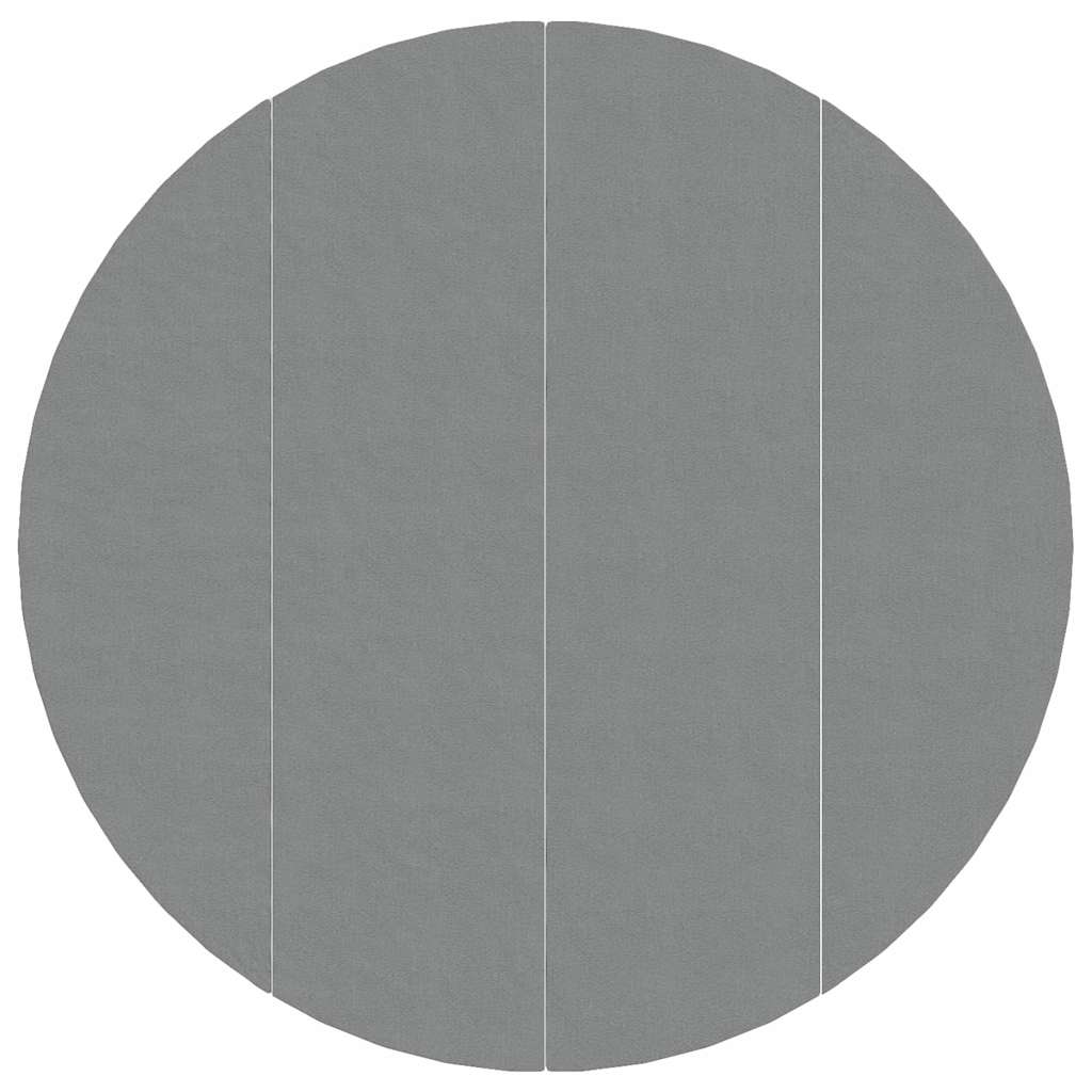 Telo Sotto Piscina Grigio Chiaro Ø500 cm Geotessile Poliestere