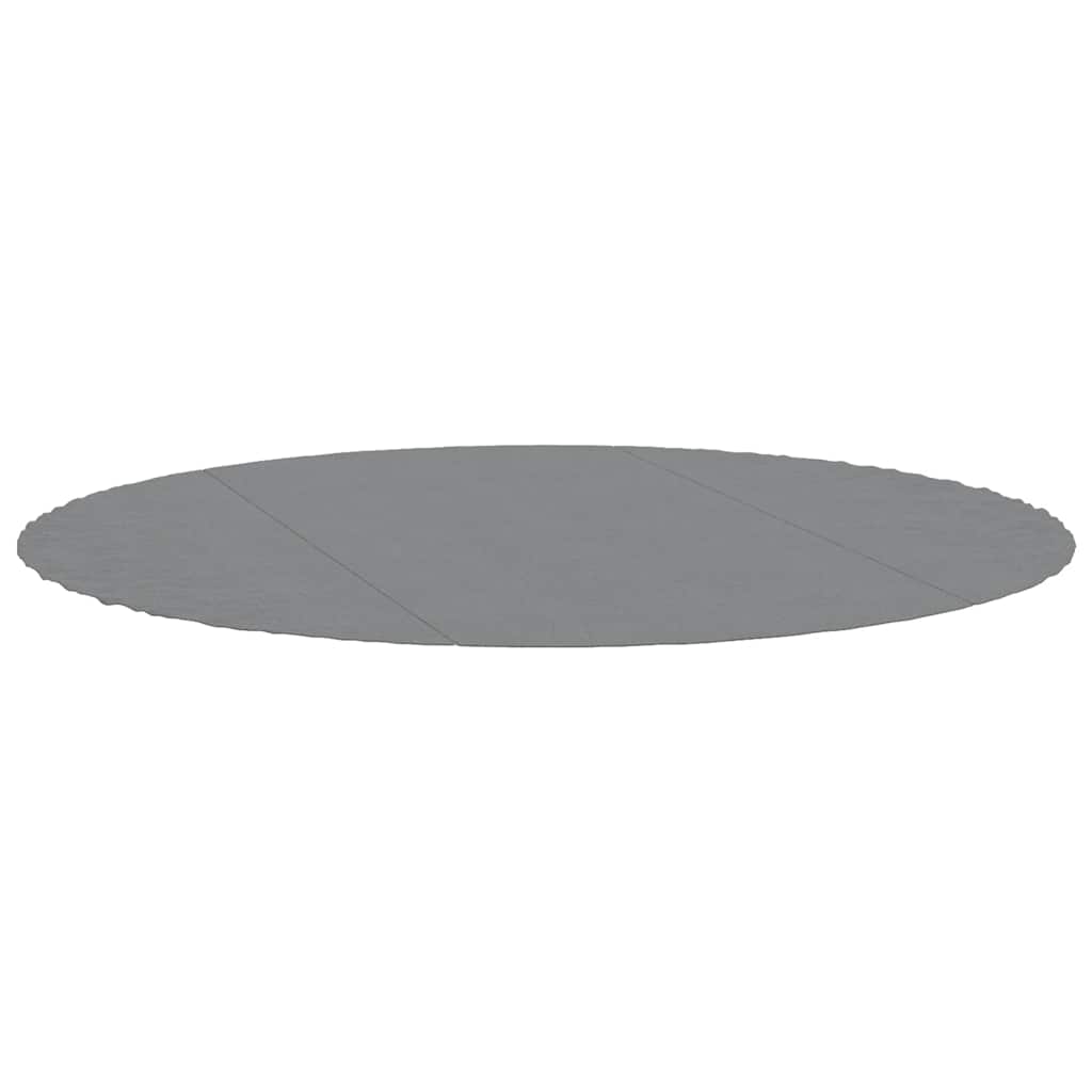 Telo Sotto Piscina Grigio Chiaro Ø366 cm Geotessile Poliestere