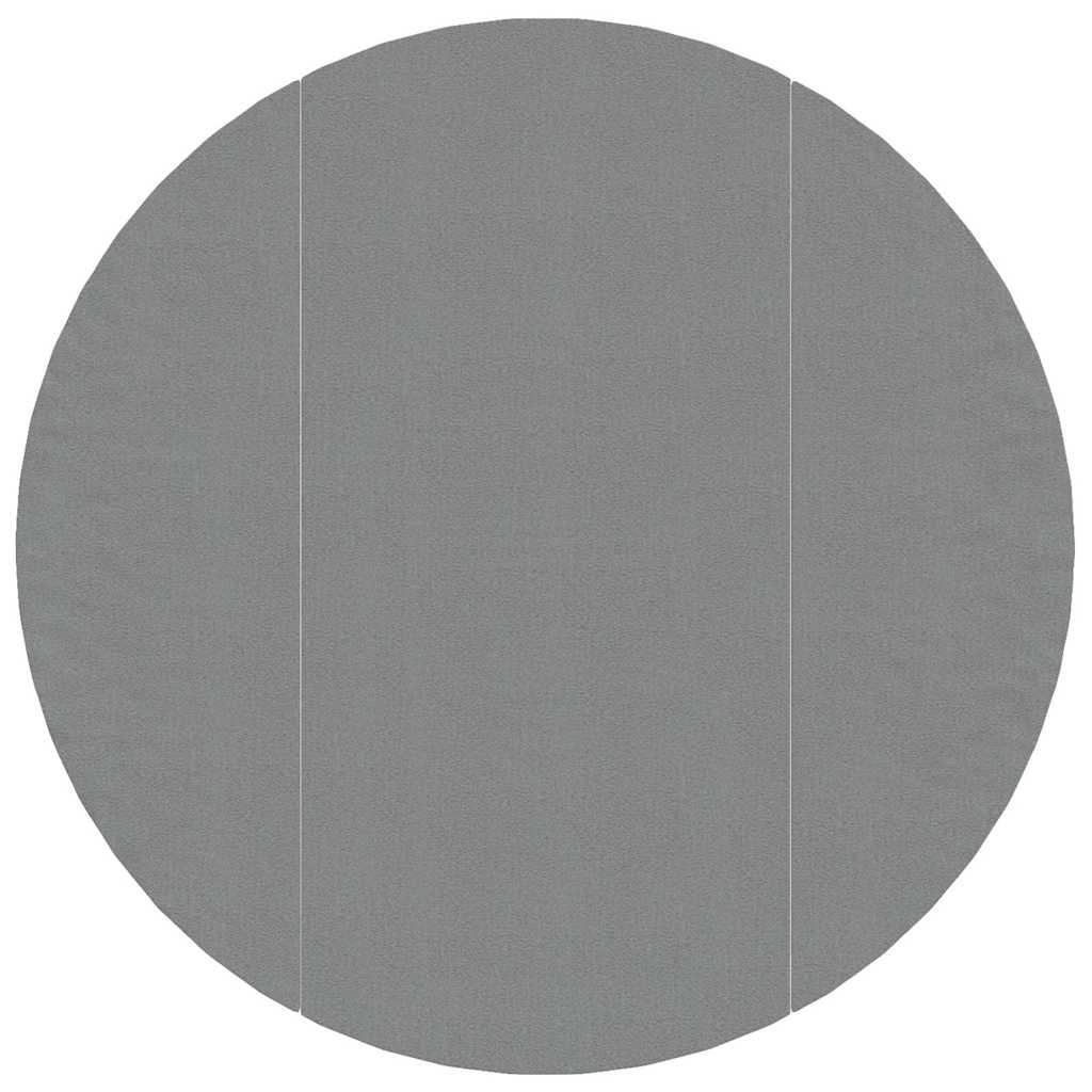 Telo Sotto Piscina Grigio Chiaro Ø366 cm Geotessile Poliestere