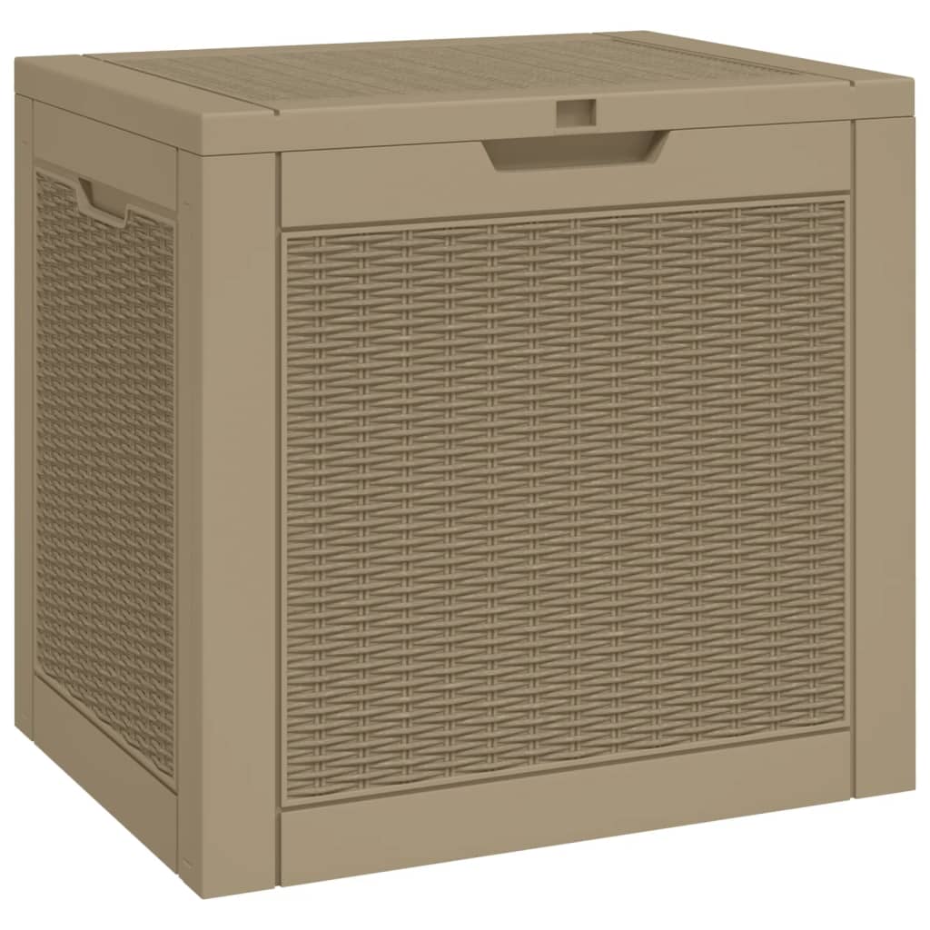 Contenitore Giardino Marrone Chiaro 55,5x43x53 cm Polipropilene