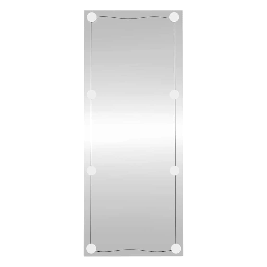 Specchio da Parete con Luci LED 40x100 cm Vetro Rettangolare