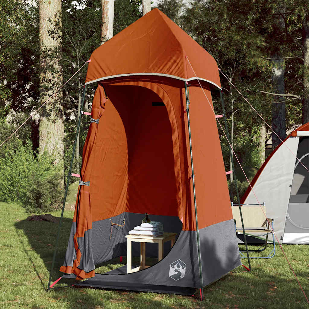 Tenda per Toilette Arancione Impermeabile