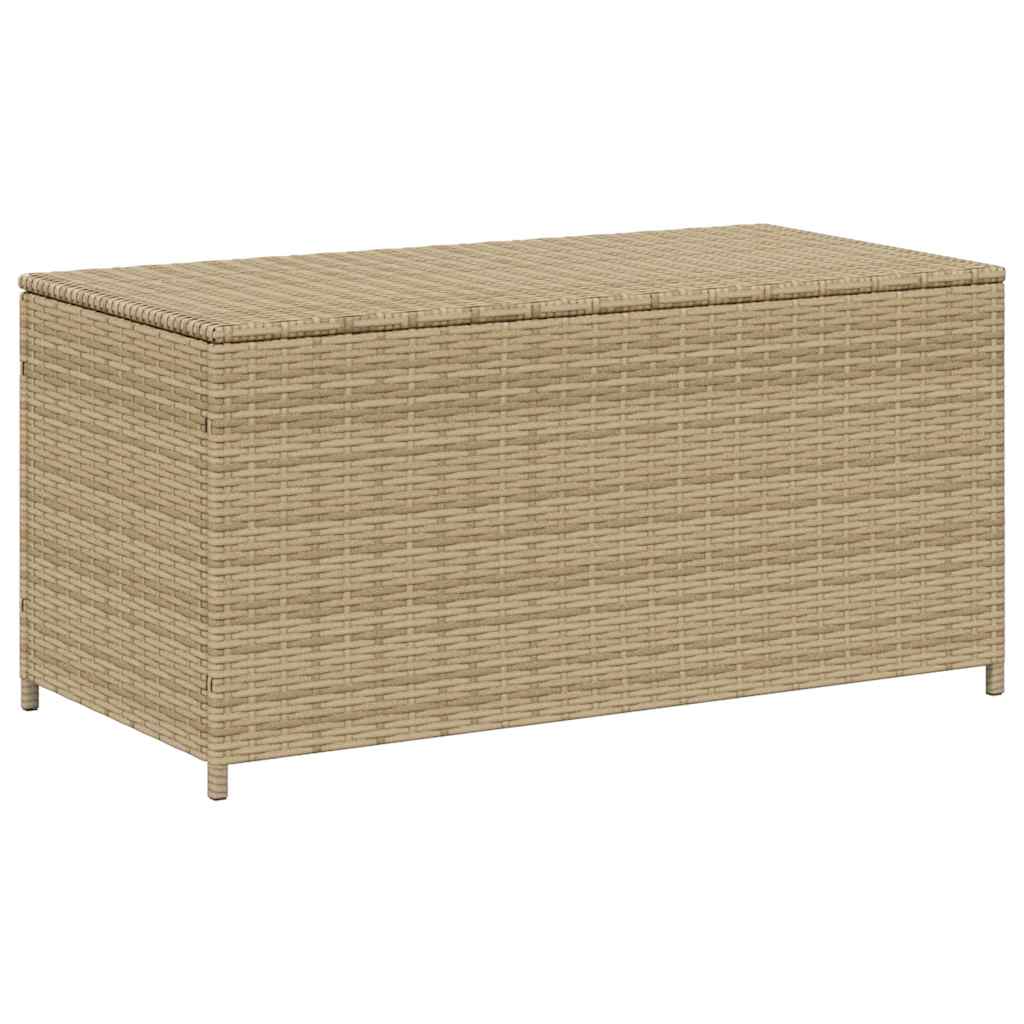 Contenitore da Giardino Beige Misto 190L in Polyrattan