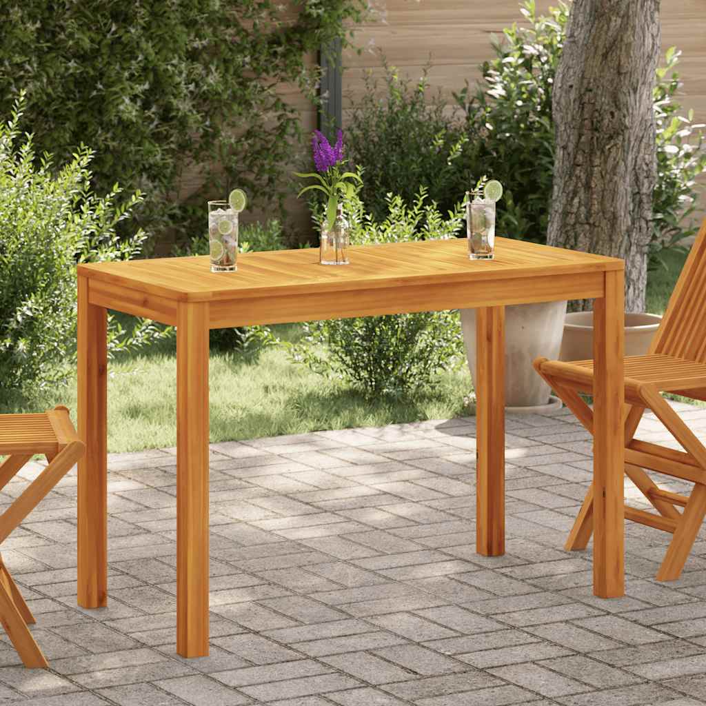 Tavolo da Pranzo da Giardino 110x55x75 cm Legno Massello Acacia