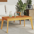 Tavolo da Pranzo da Giardino 100x55x45 cm Legno Massello Acacia