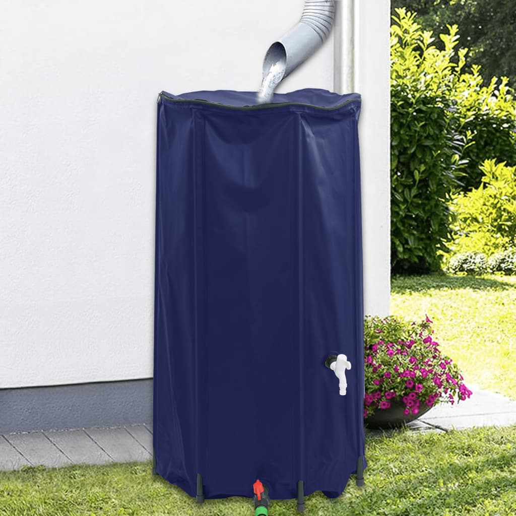 Serbatoio Acqua con Rubinetto Pieghevole 100 L in PVC