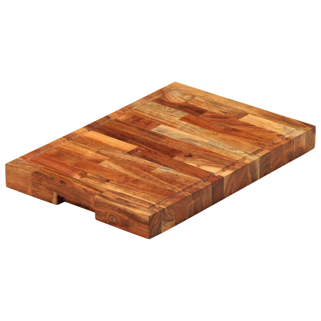 Tagliere 42x30x4 cm in Legno Massello di Acacia