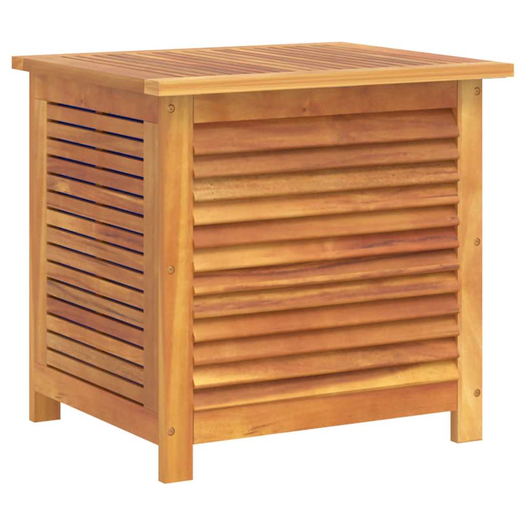 Contenitore Giardino con Feritoia 50x60x56cm Massello Acacia