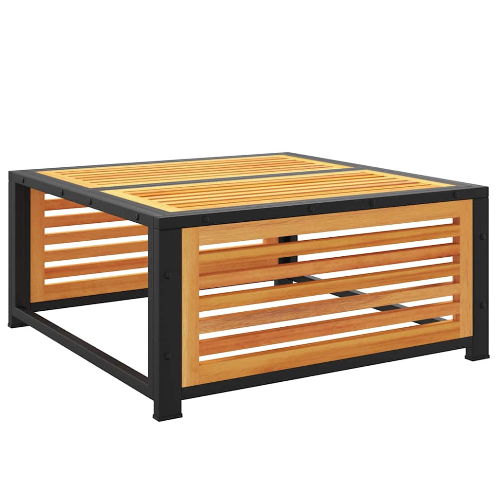 Tavolo da Giardino 68x68x30 cm in Legno Massello di Acacia