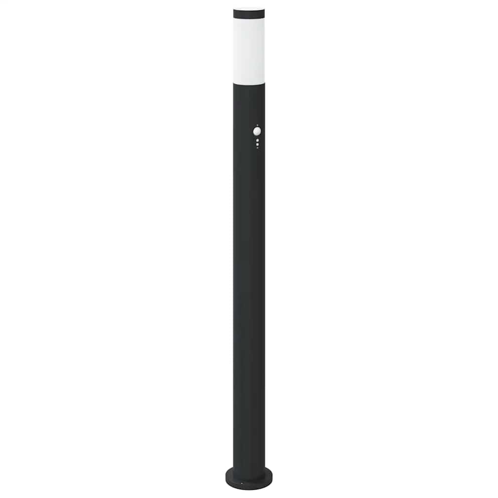 Lampada a paletto con sensore 110 cm Acciaio Inox IP44