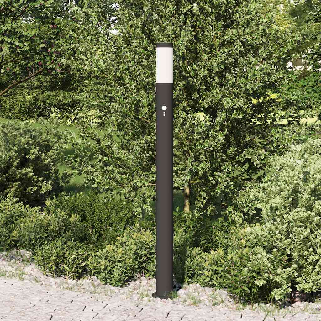 Lampada a paletto con sensore 110 cm Acciaio Inox IP44