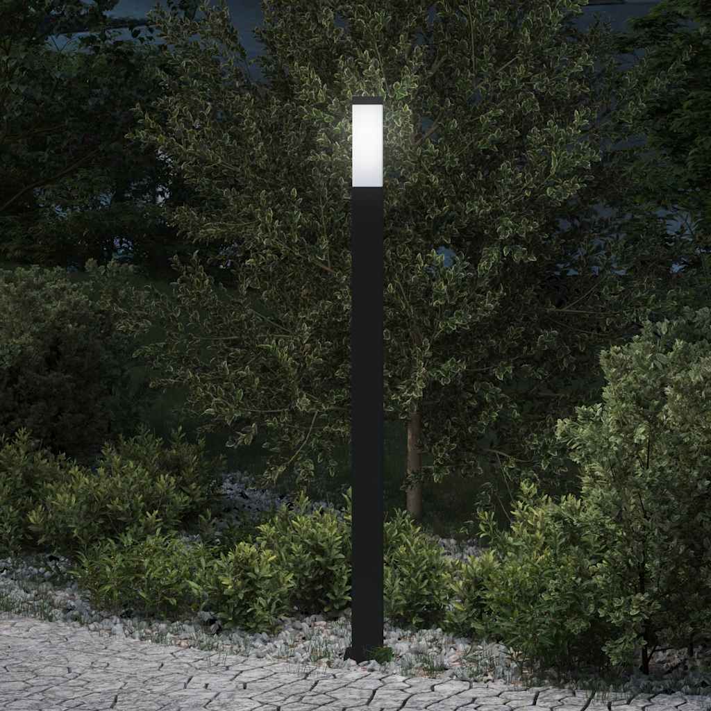 Lampada a paletto 110 cm Nera IP44
