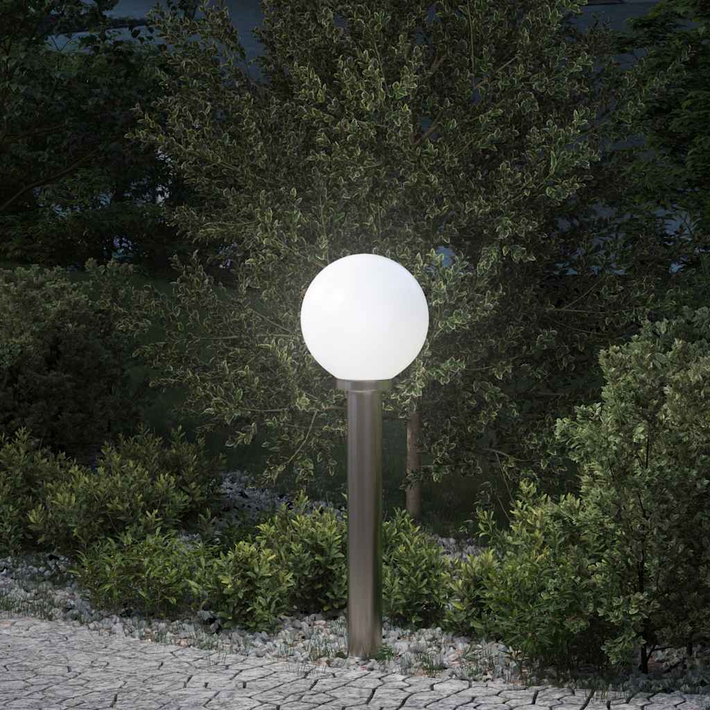 Lampada a paletto 80 cm in Acciaio Inox IP44