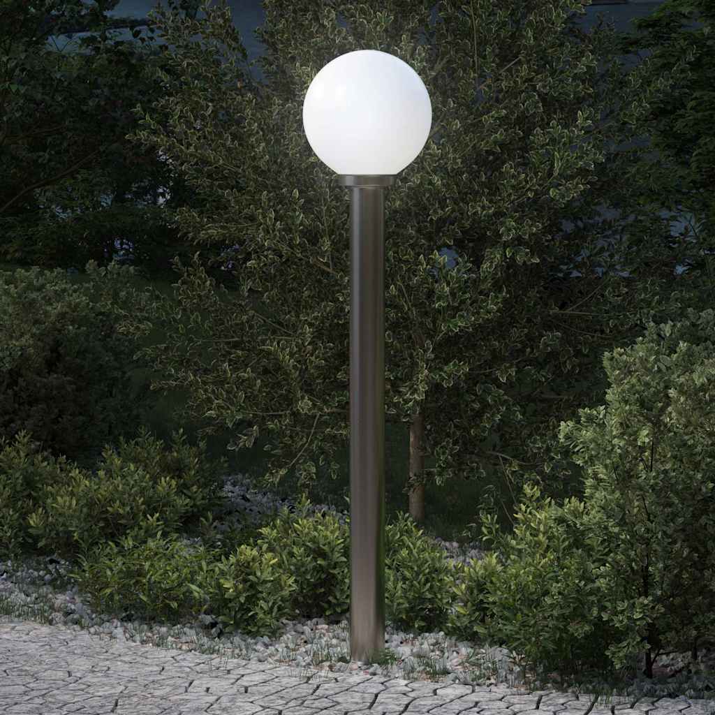 Lampada a paletto 120 cm in Acciaio Inox IP44