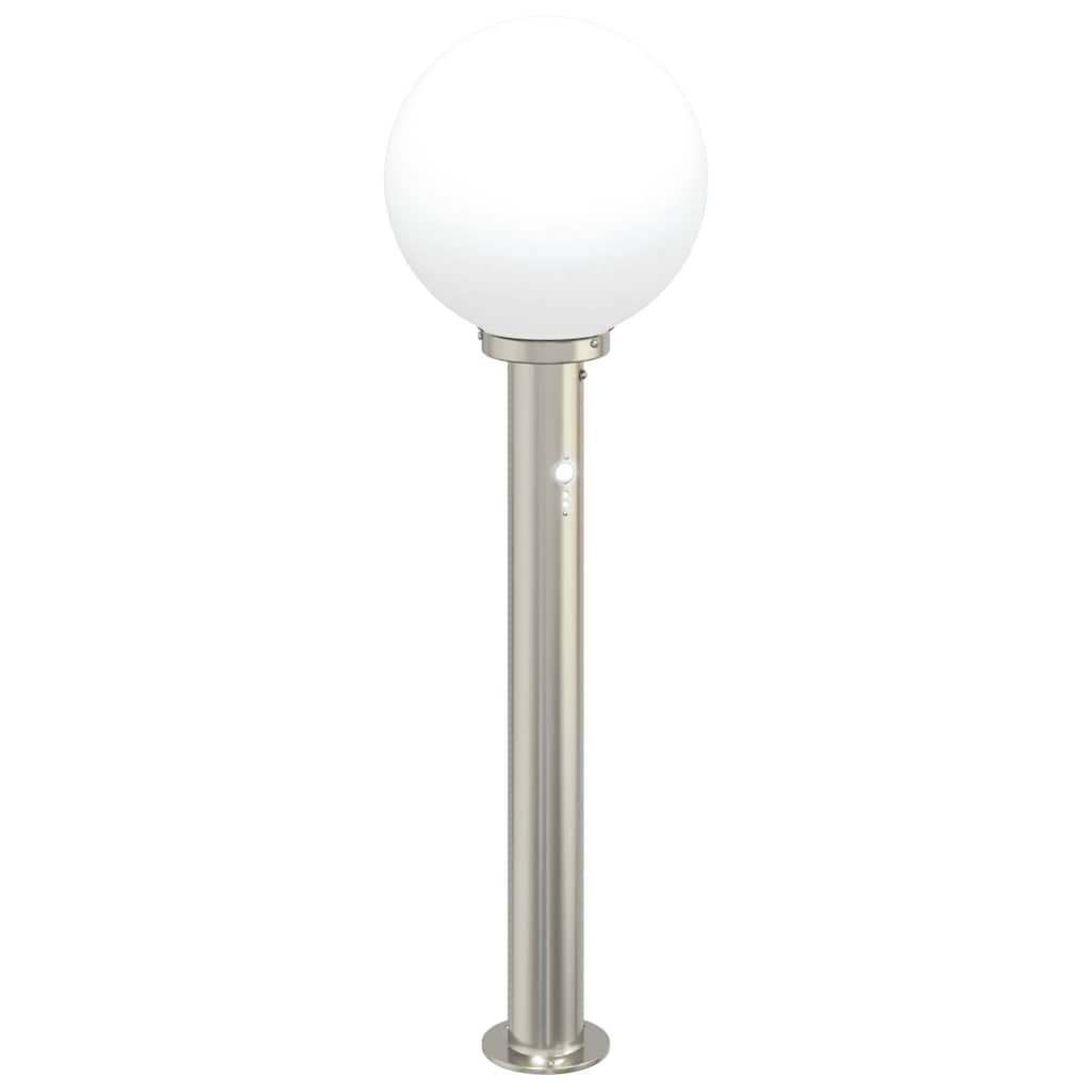 Lampada a paletto con sensore 80 cm Acciaio Inox IP44