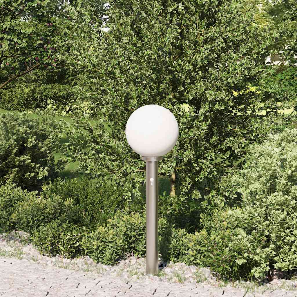 Lampada a paletto con sensore 80 cm Acciaio Inox IP44