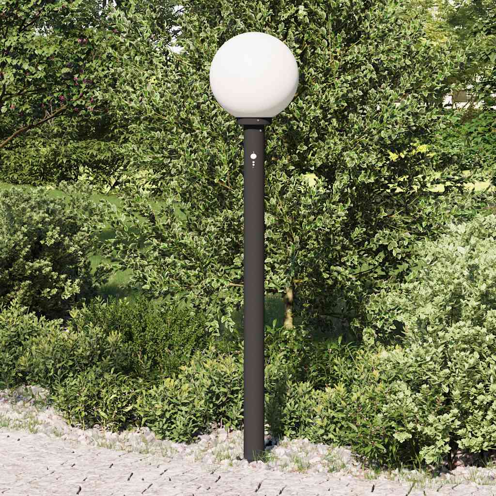 Lampada a paletto con sensore 120 cm Nera IP44