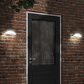 Applique con LED e Sensore Bianca in Alluminio Pressofuso