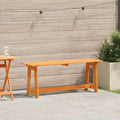Panchina da esterno Marrone 119 x 37 x 47 cm Pino massello