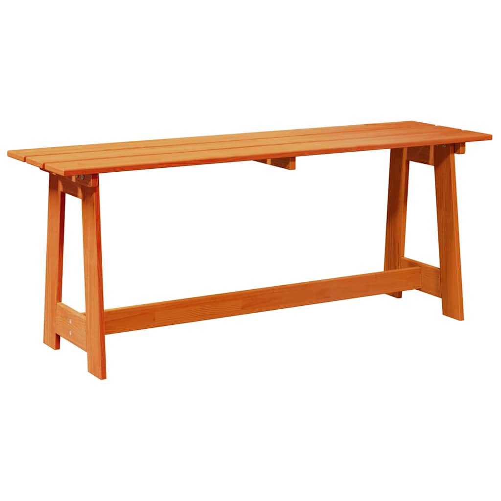 Panchina da esterno Marrone 119 x 37 x 47 cm Pino massello