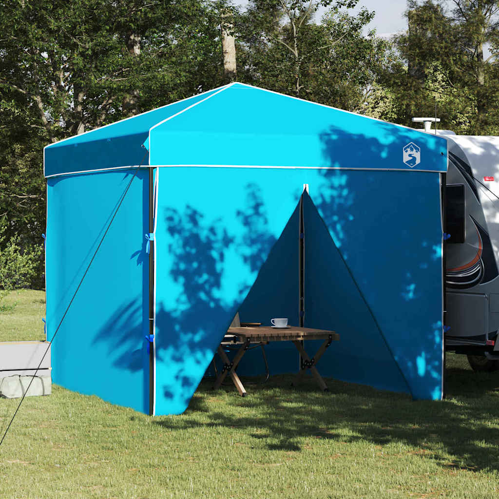 Tenda Gazebo Blu 243 x 243 x 251 cm Tessuto