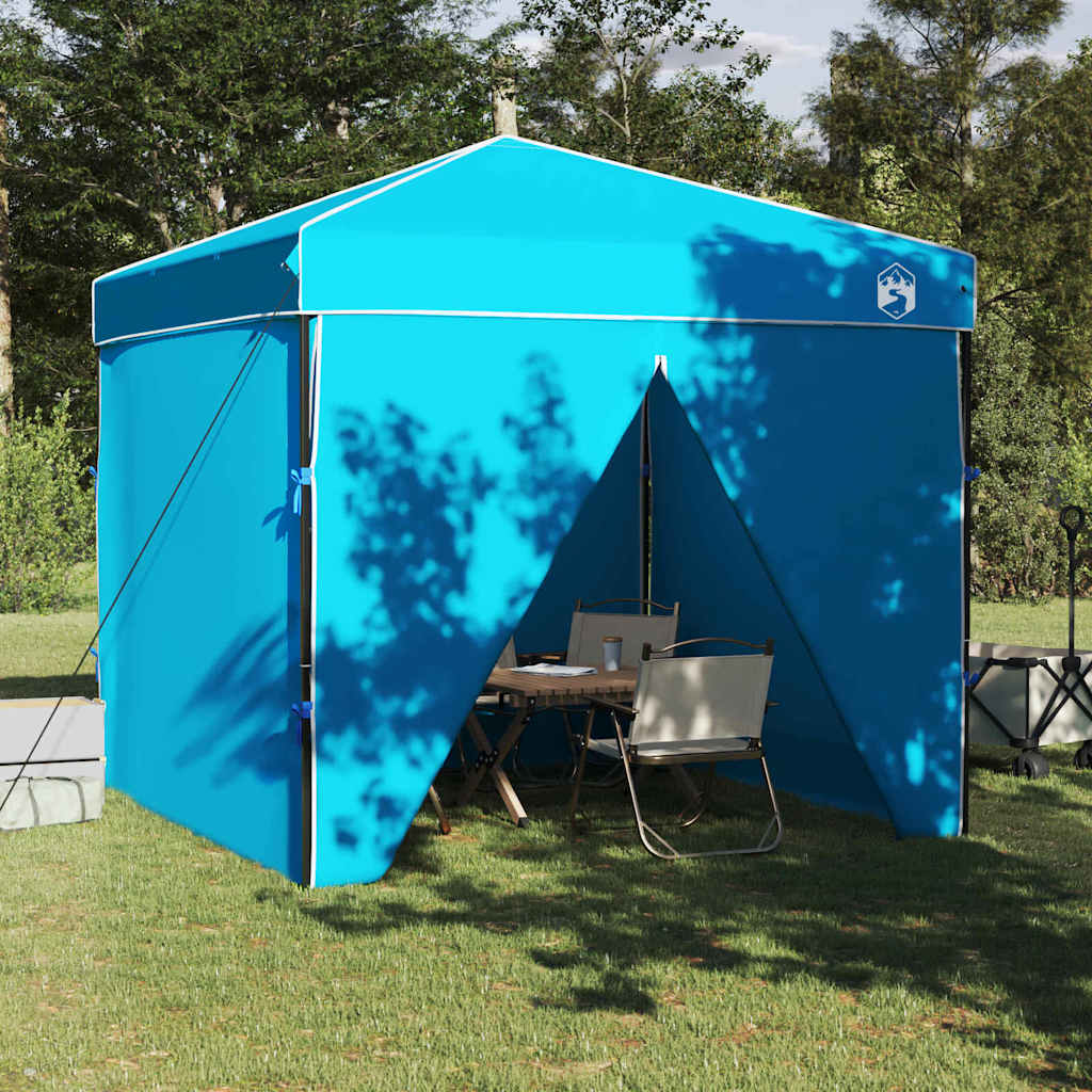 Tenda Gazebo Blu 243 x 243 x 251 cm Tessuto