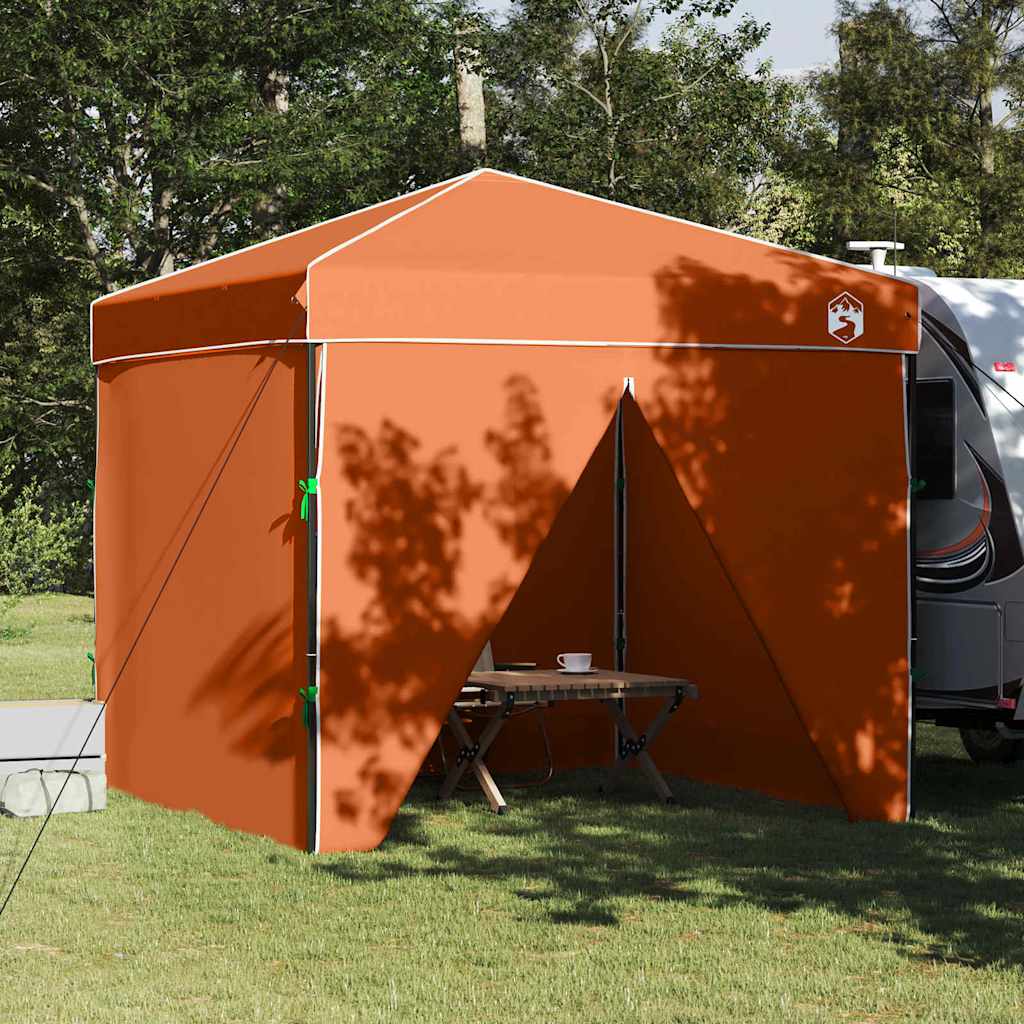 Tenda Gazebo Arancione 243 x 243 x 251 cm Tessuto
