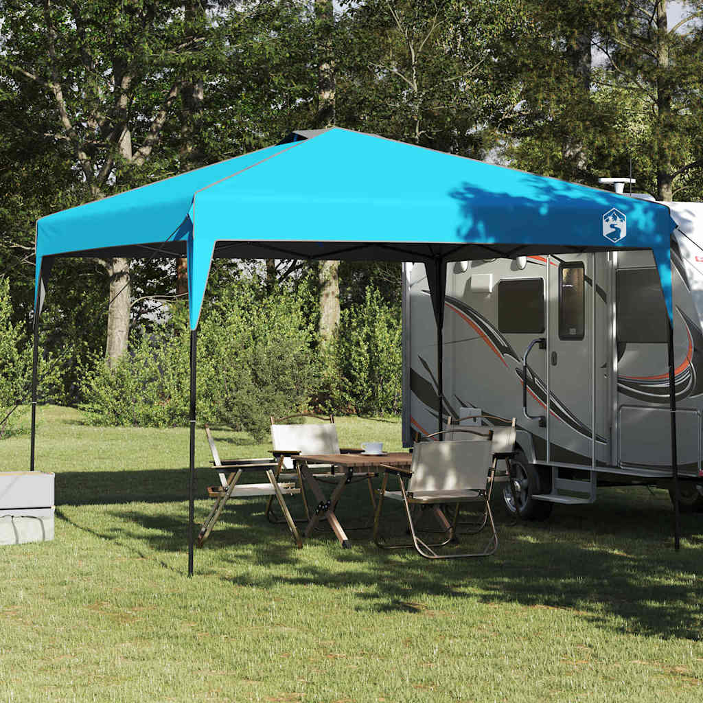 Tenda Gazebo Blu 290 x 290 x 251 cm Tessuto
