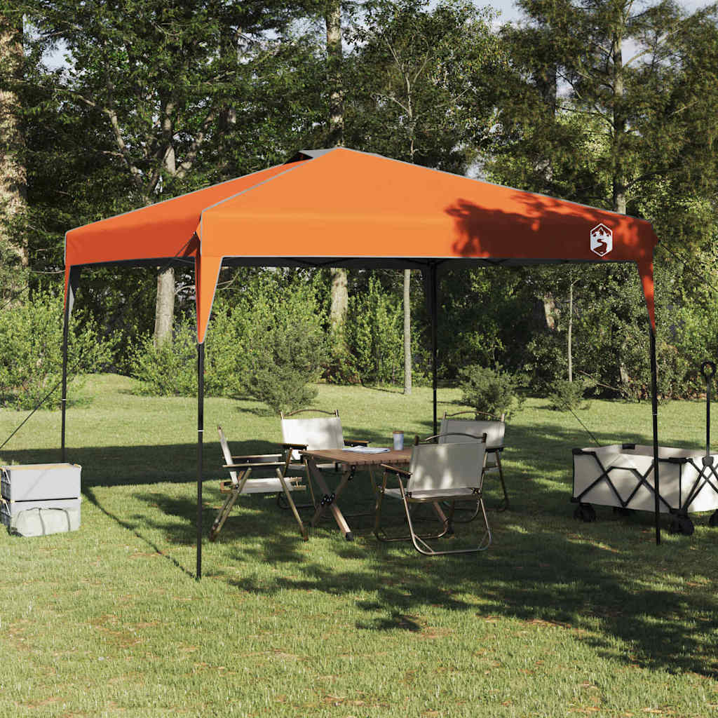 Tenda Gazebo Arancione 290 x 290 x 251 cm Tessuto