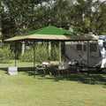 Tenda Gazebo Verde 395 x 395 x 251 cm Tessuto