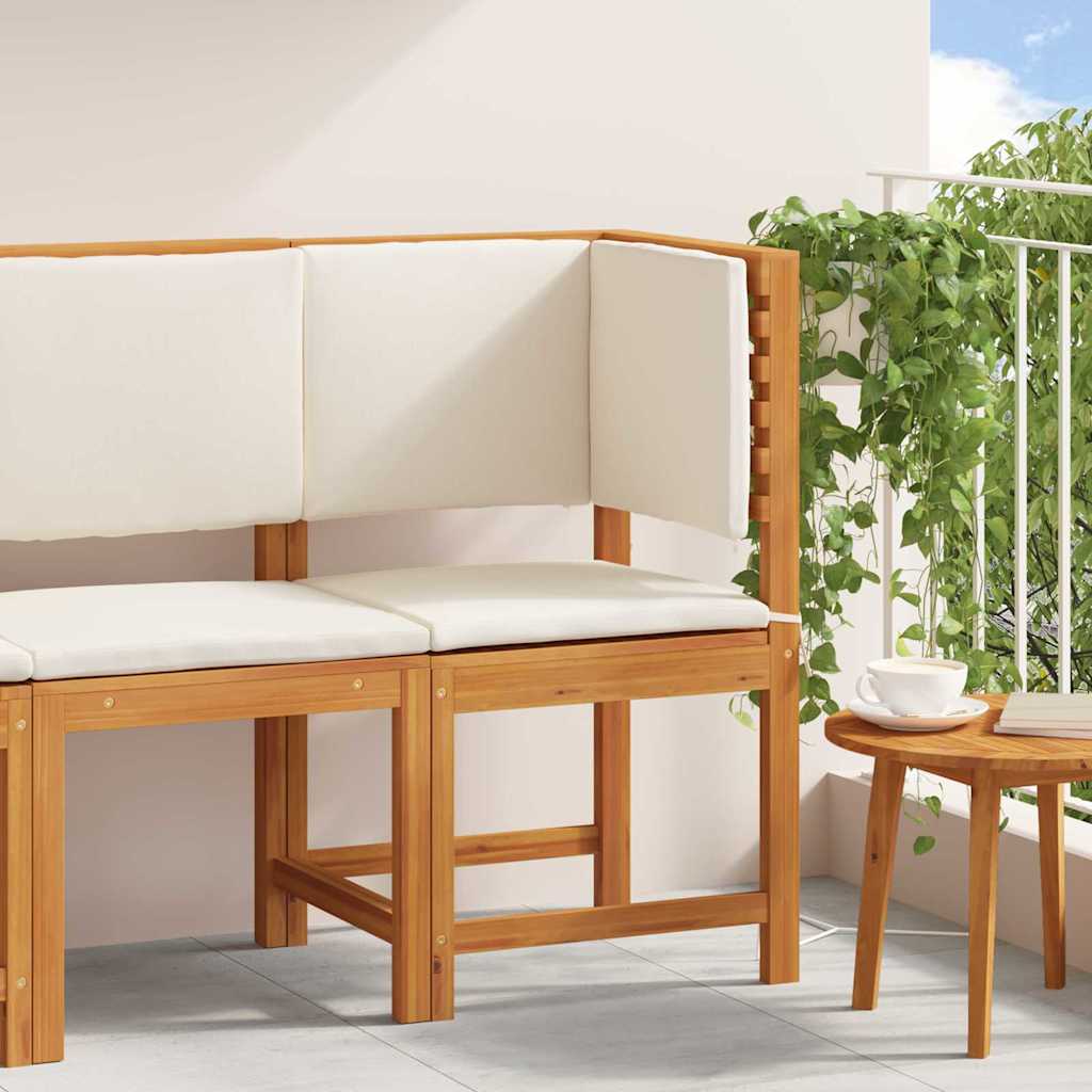 Sedia da Giardino con cuscino Marrone 50 x 50 x 91cm