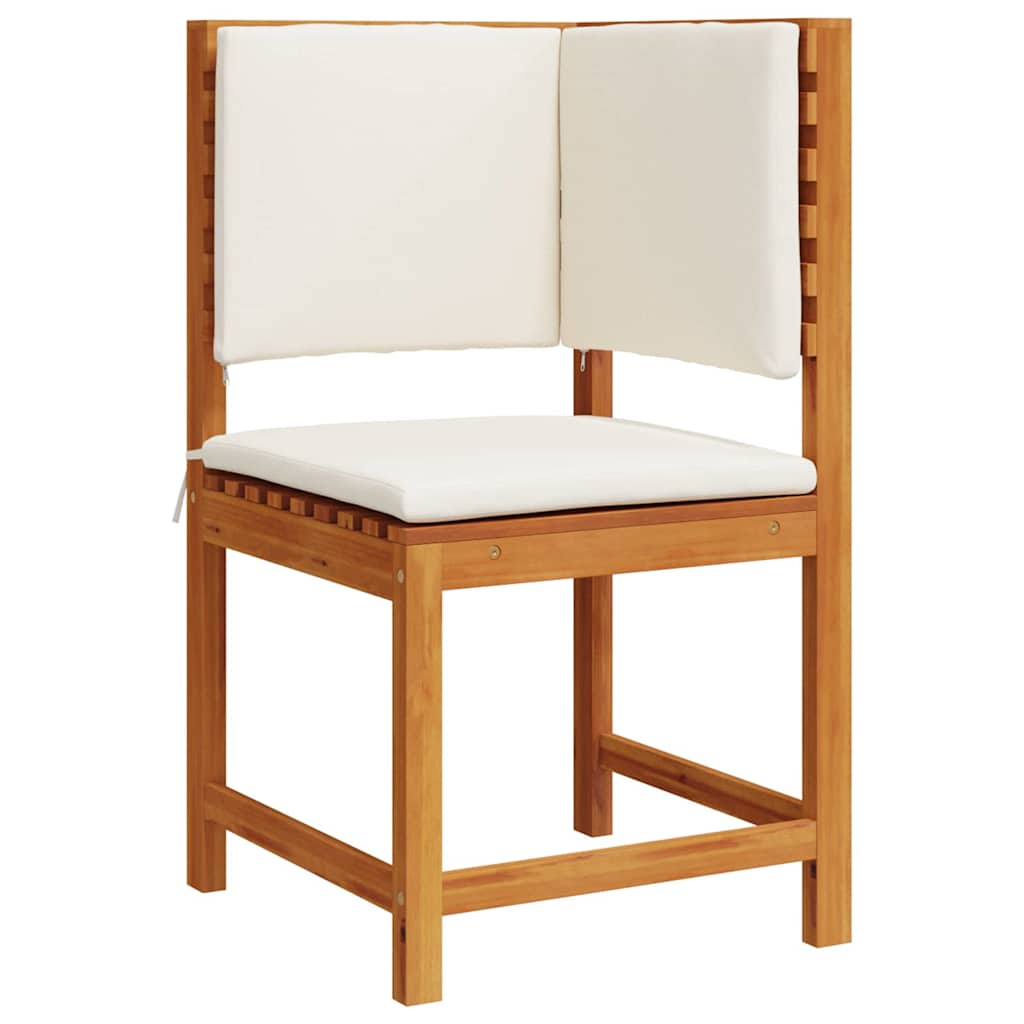 Sedia da Giardino con cuscino Marrone 50 x 50 x 91cm