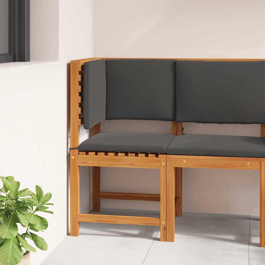 Sedia da Giardino con cuscino Marrone 50 x 50 x 91cm