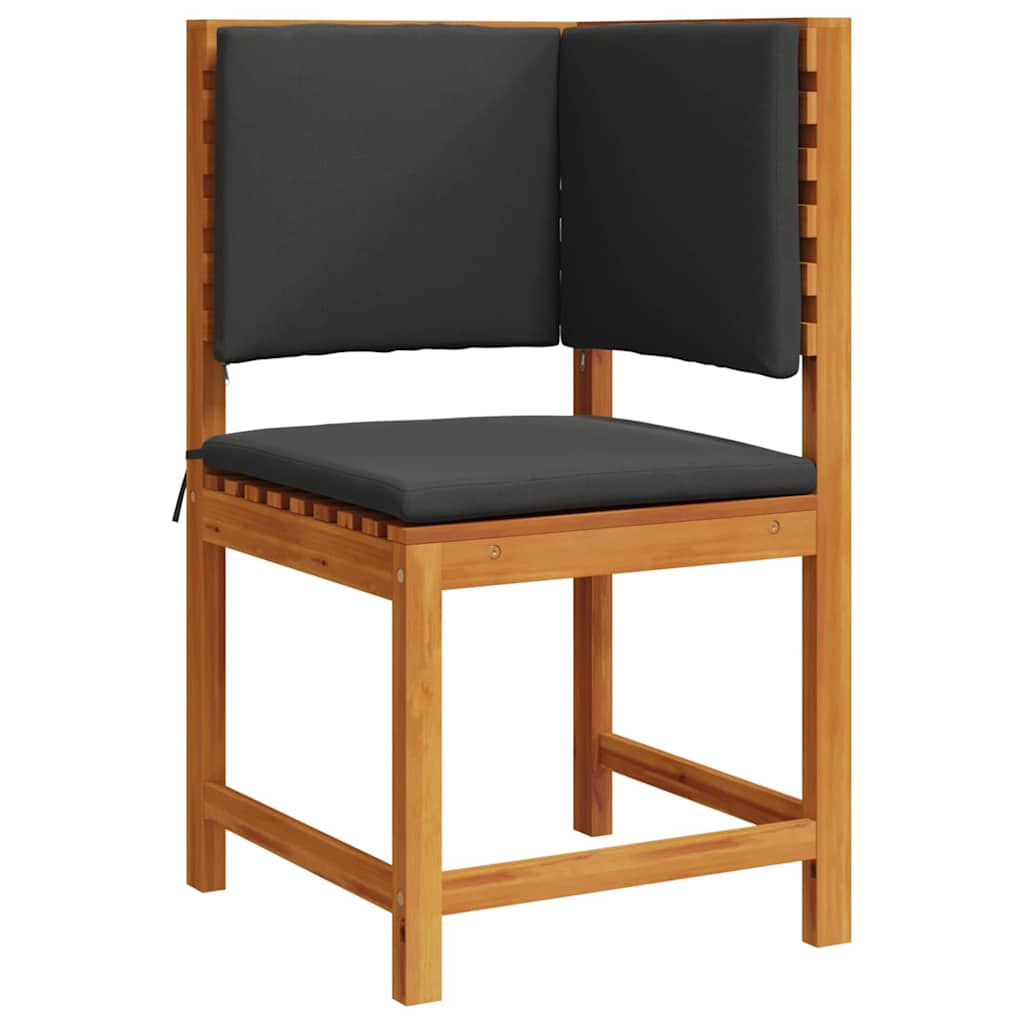 Sedia da Giardino con cuscino Marrone 50 x 50 x 91cm