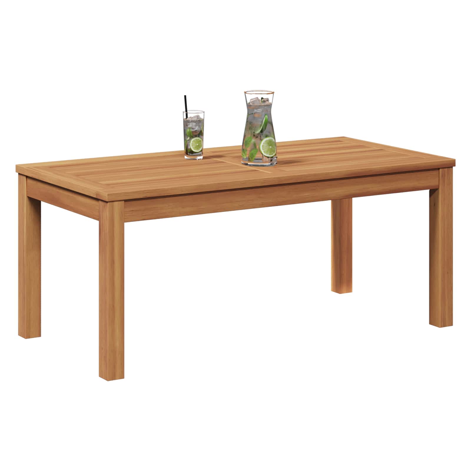 tavolo Marrone 95 x 45 x 40 cm Legno di teak solido