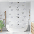 Tenda a Rullo per Doccia Cassonetto 140x240cm Larghezza Tessuto