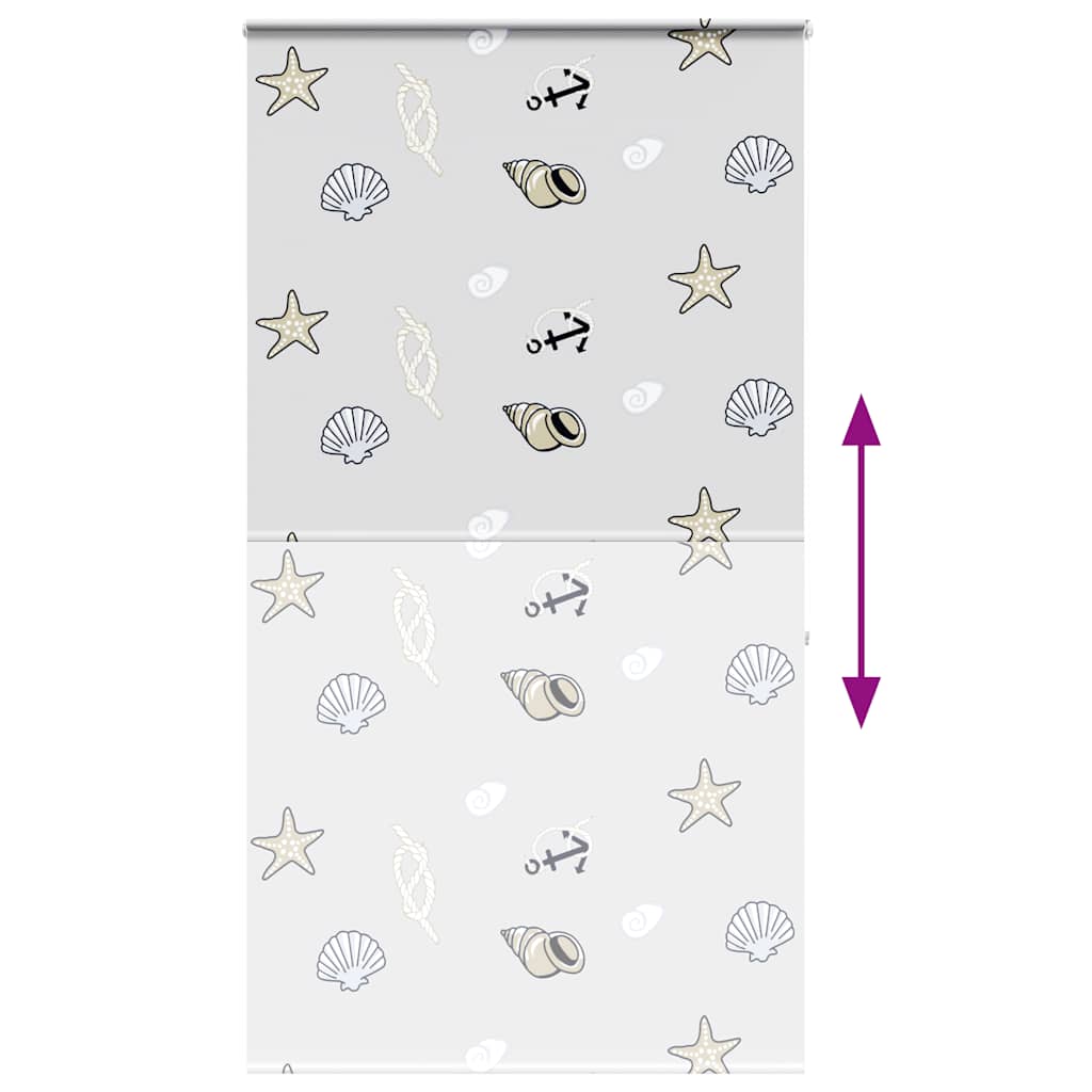 Tenda a Rullo per Doccia Cassonetto 140x240cm Larghezza Tessuto