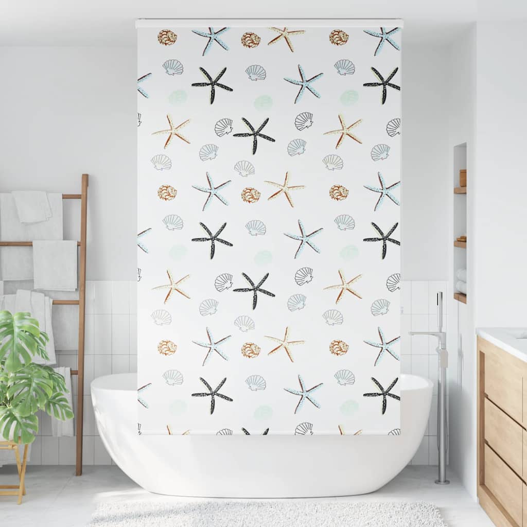 Tenda a Rullo per Doccia Cassonetto 140x240cm Larghezza Tessuto